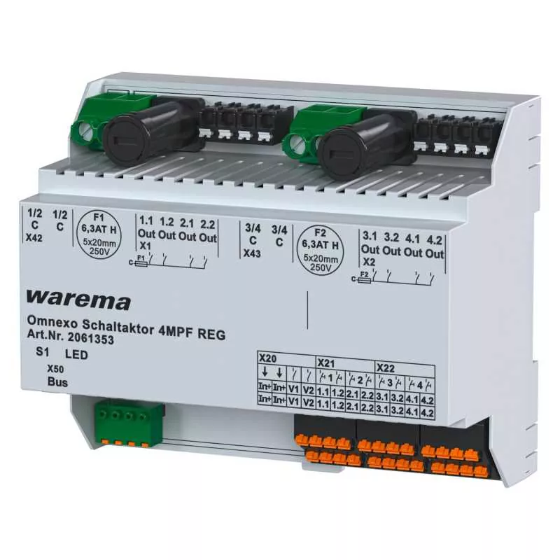 Warema Omnexo Schaltaktor potenzialfrei Reiheneinbau / 4MPF REG